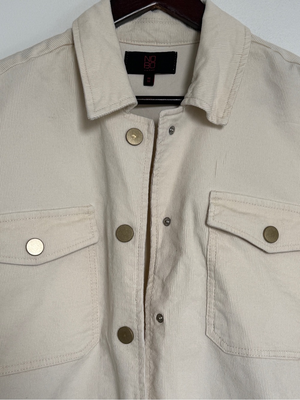 NOBO Cream Button-Front Jacket - Picture 5 of 12